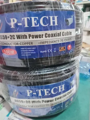 P_ Tech Rg59 +2c With Power Coaxial Cable
