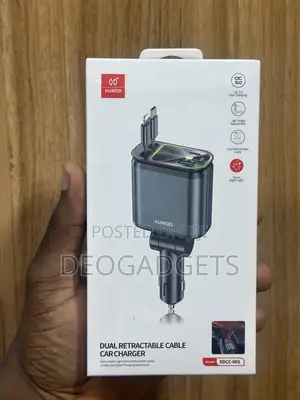 Xundd Car Charger With Retractable Cable
