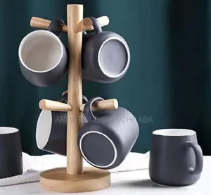 Beechwood Mug Tree Stand