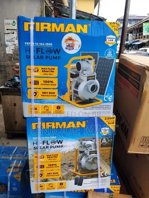 2hp Firman Dc Solar Irrigation Water Pump. 100% Copper Coil
