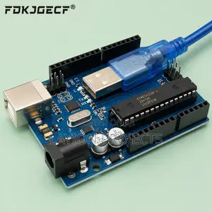 Arduino Uno R3 Atmega328p Microcontroller Board With Usb Cable