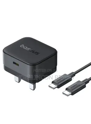 Baseus Palm 20w Fast Charger + Usb-C to iPhone Cable 1m - Black