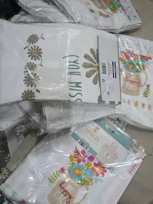 100% Cotton Apron With Front Pocket