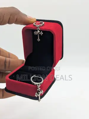 Dangle Ski Silver Punk Men's Earring