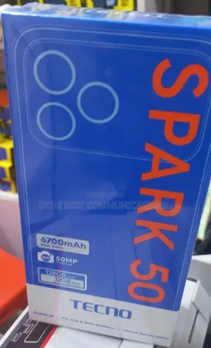 New Tecno Spark 50 128 GB Black