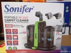 Sonifer Sf-2251 Portable Spot Cleaner 450w Motor and Dual Water Tanks