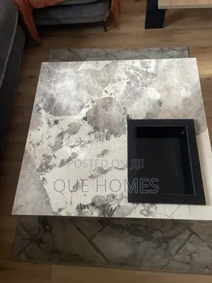 Sleek Marble Face Center Table