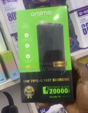 Oraimo Traveler 15 20000mah Power Bank Opb-1201p 15w Fast Charge