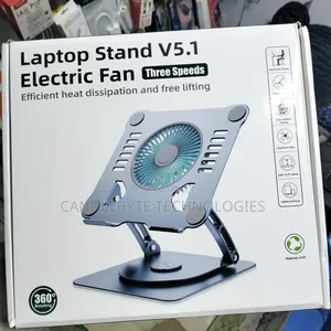 Laptop Stand V5.1 Cooling Fan Adjustable Stand Works Smarter