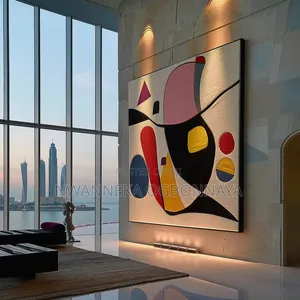 Large Abstract Oil Printing on Canvas