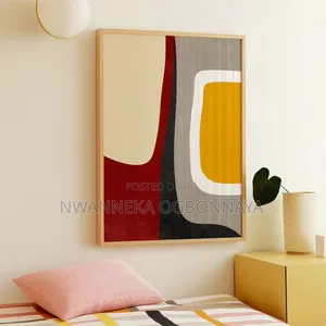 Abstract Geometric Canvas Artwork