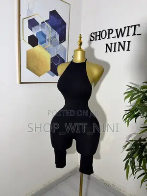 Tummy Control Backless Jumpsuit