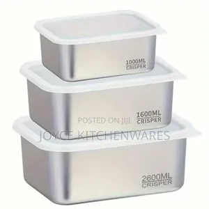 3 Set Stainless Steel Food Storage Container