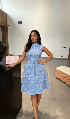 Quality Beautiful Button-down Gown