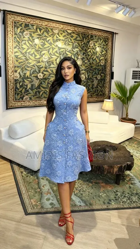Quality Beautiful Button-down Gown