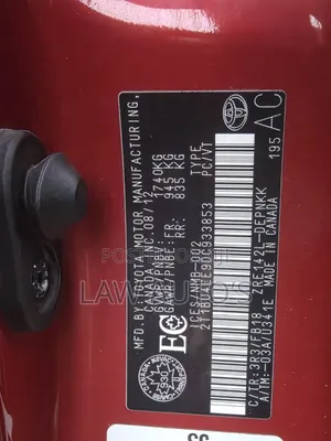 Toyota Corolla 2013 Red