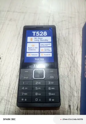New Tecno T528 Black