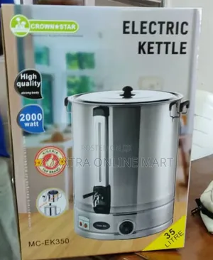 Crown Star 35l Electric Kettle.
