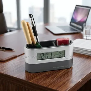 Digital Clock Desktop Organizer