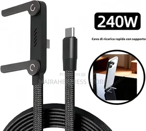 2in1 240w Fast Charger With Built-in Phone Holder