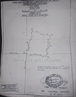 Land for Sale Near Podo Village, Lagos- Ibadan Expressway