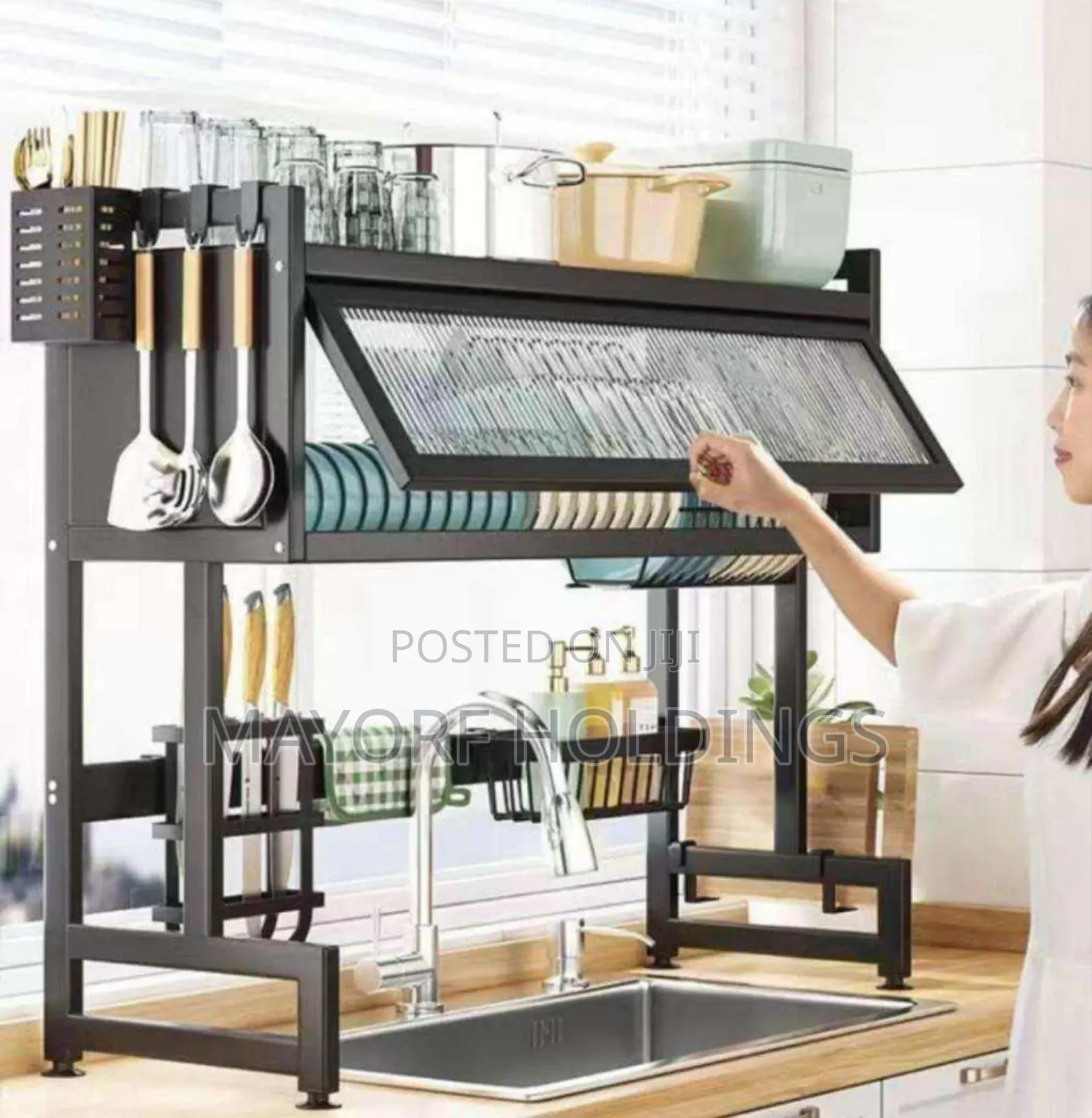 Over De Sink Dish Drainer