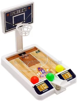 Mini Tabletop Finger Basketball Game, Featuring a Mechanical Spring