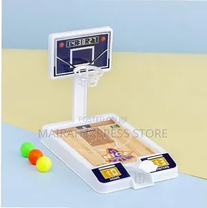 Mini Tabletop Finger Basketball Game, Featuring a Mechanical Spring