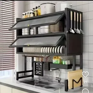 Over-the-Sink Kitchen Organizer Rack