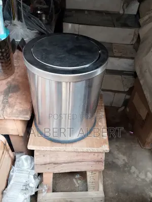 8l Quality Stainless Steel Roll-top Bin Dustbin