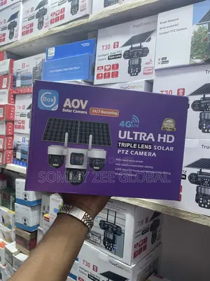 U Box Ultra Sound Triple Lens Solar Ptz Camera