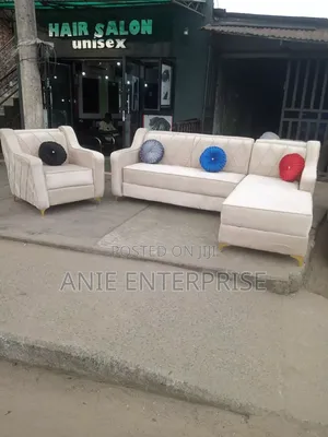 New Beutiful Latest Design L Shape Fabric Chair