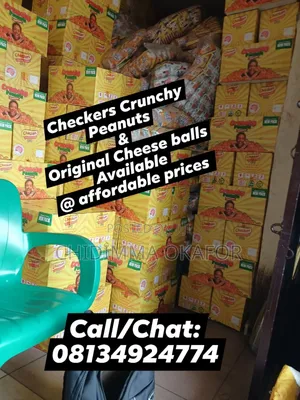 Checkers Crunchy Peanuts Cheese Balls