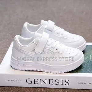 Single Strap White Sport Sneakers 
(Size 27-32 )