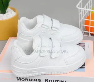Double Straps White Sport Sneakers
(Size 27 - 37)