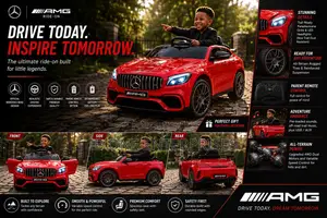 Ride on Red Mercedes Benz: Perfect Gift for Your Kid's Supercar Lover
