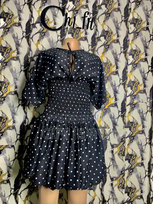 A Mini Smoky Dress Fits All Size