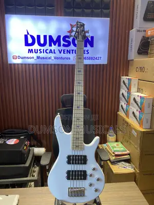 Ibanez Active 5 Strings Bass Guitar  Pure White
