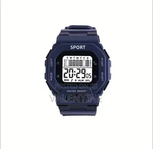 Men's Watch Square Silicone Strap Fashion Casual Sports