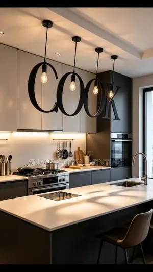 Classic Alphabet Pendant Light for Your Kitchen