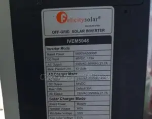 Felicity 5kva / 5000w, 48v (6000w Mppt) Hybrid Transformer Inverter