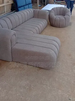 New Model L Shape Fabric Chair