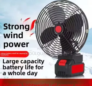 Single Battery Lithium Fan, Iron Body