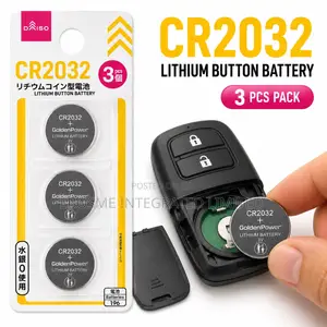 Cr2032 Lithium Button Battery (3 Packs)