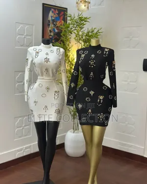 Luxury Rhinestone Bandage Skirt Set S,M,L,Xl Quality