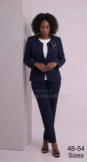 Turkey Ladies Corporate Trouser Suit- 2pcs