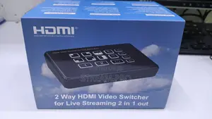 2-Input FHD Hdmi Video Switcher for Live Streaming 2 in 1 Out