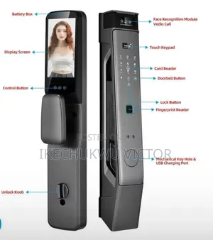 Hd Smartlock Security Handle With Finger Print