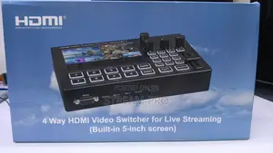 Sofly 4-Way Hdmi Video Switcher With Built-in 5-Inch Display Screen