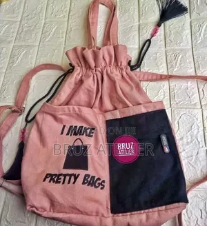 Stylish Drawstring Tote Bags